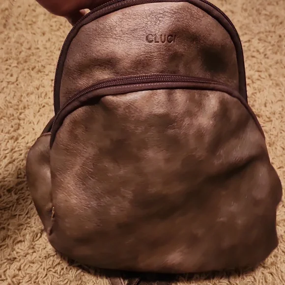CLUCI Brown Backpack Bag - Picture 11 of 11